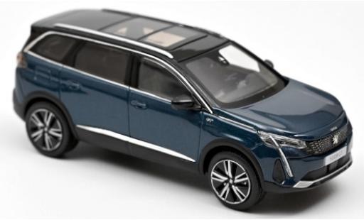 Diecast model cars Peugeot 5008 GT metallic blue 2020 1/43 Norev