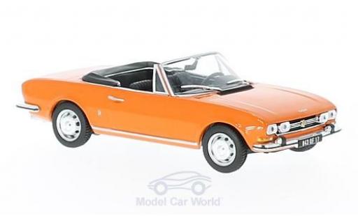 Diecast model cars Peugeot 504 Cabriolet Convertible orange 1970 SoftTop liegt bei 1/43 Norev