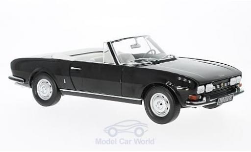 Diecast model cars Peugeot 504 Cabriolet Convertible black 1971 SoftTop liegt bei 1/18 Norev