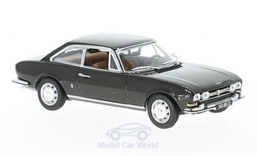 Diecast model cars Peugeot 504 coupe metallic brown 1969 1/43 Norev