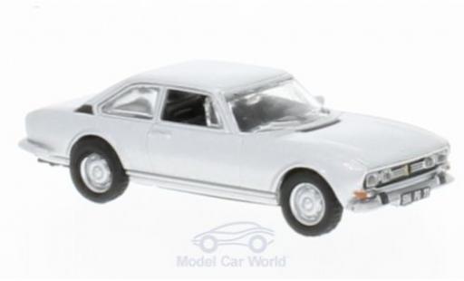 Diecast model cars Peugeot 504 Coupe grey 1971 without Vitrine 1/87 Norev