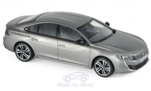 Diecast model cars Peugeot 508 GT metallic grey 2018 1/43 Norev
