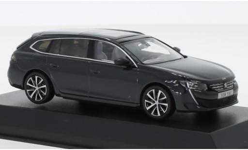 Diecast model cars Peugeot 508 SW grey 2018 1/43 Norev