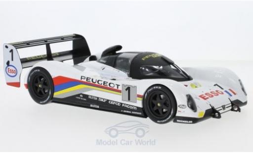 Diecast model cars Peugeot 905 1992 No.1 24h Le Mans Y.Dalmas/D.Warwick/M.Blundell 1/18 Norev