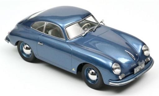 Diecast model cars Porsche 356 C C Coup&Atilde;&copy; metallic blue 1952 1/18 Norev