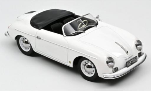 Diecast model cars Porsche 356 Speedster white 1954 1/18 Norev