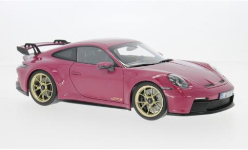 Diecast model cars Porsche 911 GT3 pink 2021 1/18 Norev