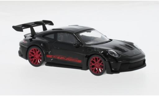 Diecast model cars Porsche 911 GT3 R S black/red 2022 1/43 Norev