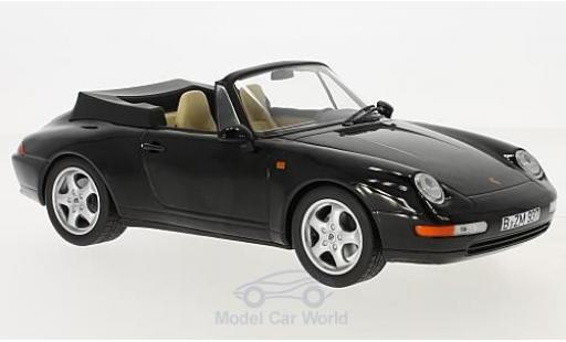 Diecast model cars Porsche 911 SC Carrera Convertible black 1994 SoftTop liegt bei 1/18 Norev