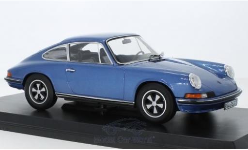 Diecast model cars Porsche 911 S S metallic blue 1973 1/18 Norev