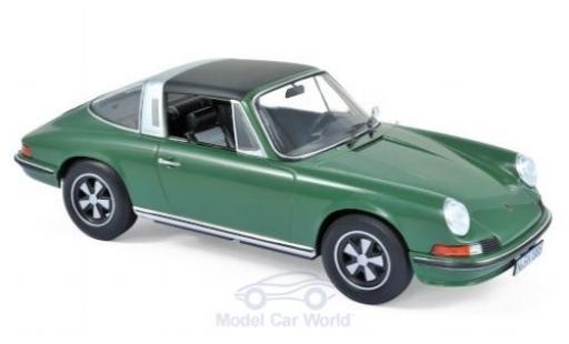 Diecast model cars Porsche 911 Targa S green 1973 1/18 Norev