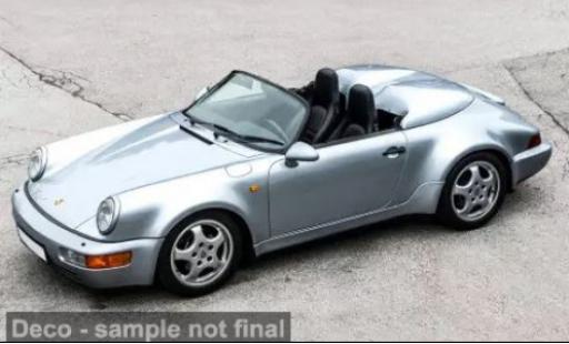 Diecast model cars Porsche 911 Speedster WTL silver 1 1/18 Norev
