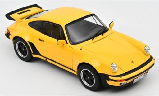 Diecast model cars Porsche 911 Turbo 3.0 yellow 1976 1/18 Norev