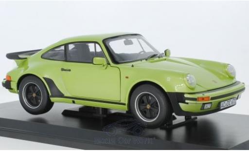 Diecast model cars Porsche 911 Turbo 3.3 metallic green 1978 1/18 Norev