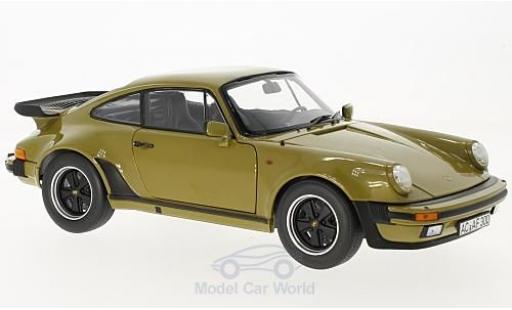 Diecast model cars Porsche 911 Turbo 3.3 olive 1977 1/18 Norev