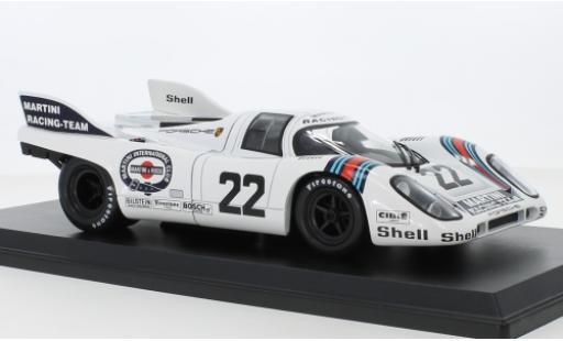 Diecast model cars Porsche 917 1971 K No.22 Martini Racing Team 24h Le Mans H.Marko/G.van Lennep 1/18 Norev