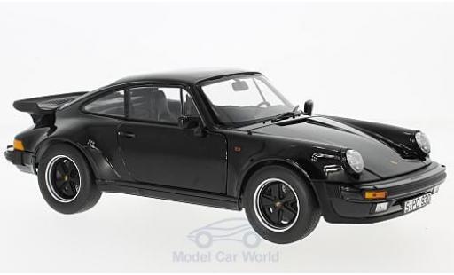 Diecast model cars Porsche 911 Turbo 3.3 black 1977 without Vitrine 1/18 Norev