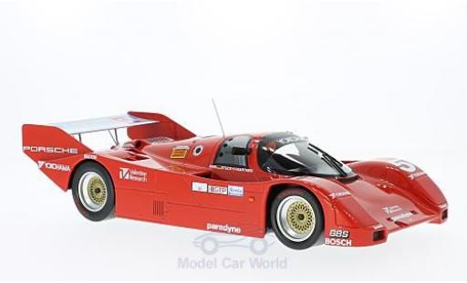 Diecast model cars Porsche 962 1986 No.5 Coca Cola IMSA 12h Sebring Decals liegen bei B.Akin/H-J.piece/J.Gartner 1/18 Norev