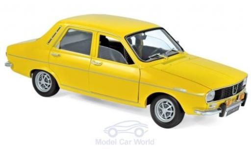Diecast model cars Renault 12 TS yellow 1973 1/18 Norev