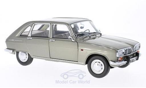 Diecast model cars Renault 16 Base metallic grey 1968 1/18 Norev