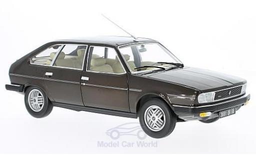 Diecast model cars Renault 30 TX metallic brown 1981 1/18 Norev