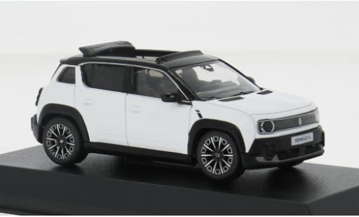 Diecast model cars Renault 4 Base E-Tech white/black 2025 1/43 Norev