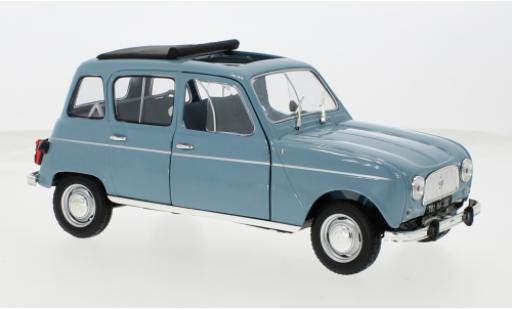 Diecast model cars Renault 4 L blue 1966 1/18 Norev