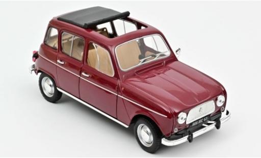 Diecast model cars Renault 4 L red 1966 1/18 Norev