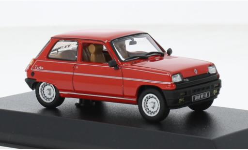 Diecast model cars Renault 5 Alpine Turbo red 1983 1/43 Norev