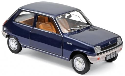 Diecast model cars Renault 5 Base blue 1973 1/18 Norev