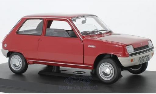 Diecast model cars Renault 5 Base red 1972 1/18 Norev