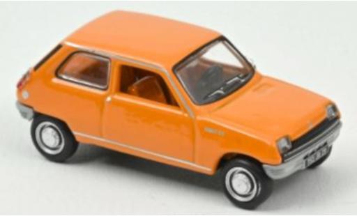 Diecast model cars Renault 5 TL orange 1972 1/87 Norev
