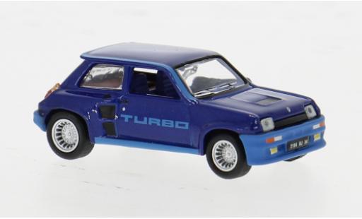Diecast model cars Renault 5 Turbo metallise blue 1980 1/87 Norev