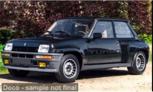 Diecast model cars Renault 5 Turbo black 1980 1/87 Norev