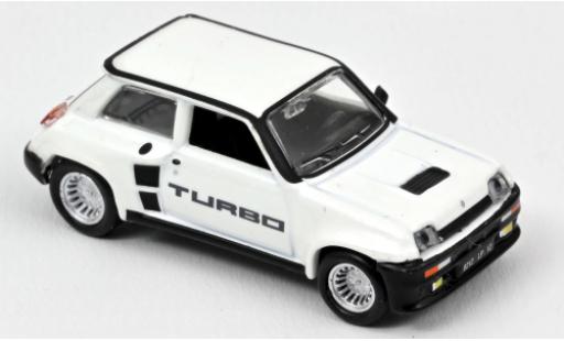 Diecast model cars Renault 5 Turbo white 1980 1/87 Norev