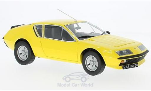 Diecast model cars Alpine A310 rallye Renault yellow 1977 1/18 Norev