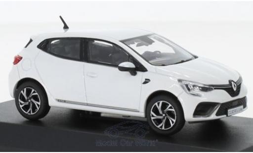 Diecast model cars Renault Clio RS R.S. Line metallic white 2019 1/43 Norev