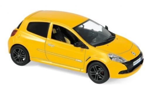 Diecast model cars Renault Clio RS R.S. metallic yellow 2009 1/43 Norev