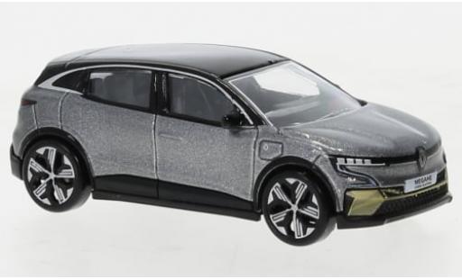 Diecast model cars Renault Megane E-Tech metallise grey/black 2022 1/64 Norev