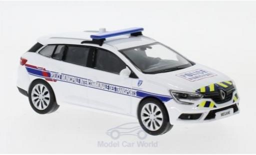 Diecast model cars Renault Megane Sport Estate Police Municipale Intercommunale Transports 2016 1/43 Norev