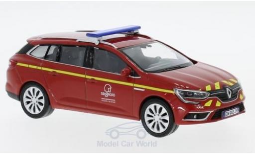 Diecast model cars Renault Megane RS Estate Fire brigade (F) 2016 1/43 Norev