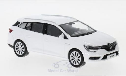 Diecast model cars Renault Megane Estate white 2016 1/43 Norev