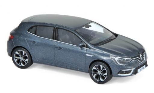 Diecast model cars Renault Megane Base metallic grey 2016 1/43 Norev