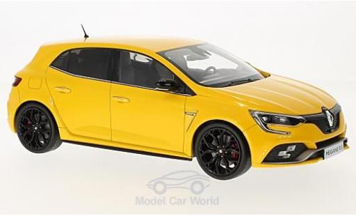 Diecast model cars Renault Megane RS R.S. metallic yellow 2017 1/18 Norev