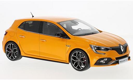 Diecast model cars Renault Megane RS R.S. metallic orange 2017 1/18 Norev