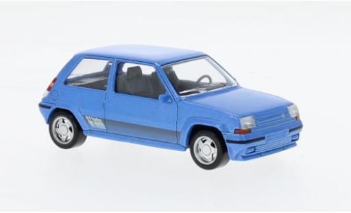 Diecast model cars Renault 5 GT Turbo Phase 1 SuperCinq GT Turbo Ph II metallise blue 1988 1/43 Norev