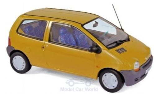 Diecast model cars Renault Twingo Base yellow 1993 1/18 Norev