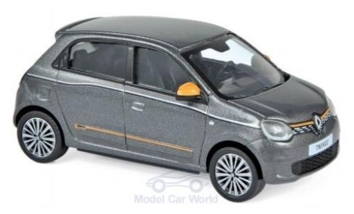 Diecast model cars Renault Twingo Base metallic grey/orange 2019 1/43 Norev