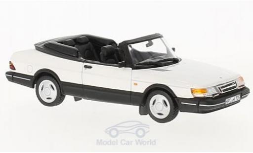 Diecast model cars Saab 900 Turbo 16 Convertible white 1992 1/43 Norev