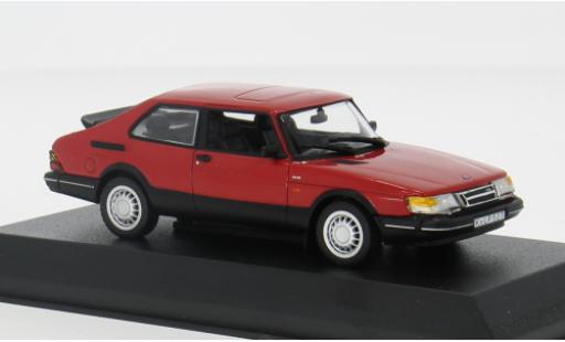 Diecast model cars Saab 900 Turbo 16 red 1992 1/43 Norev